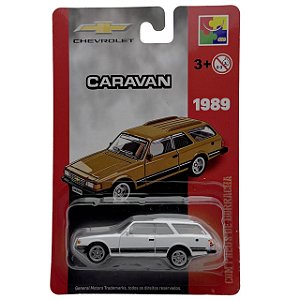 Carro Miniatura Chevrolet Metal Caravan Branco 1989