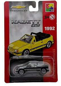 Carro Miniatura Chevrolet Metal Kadett GSI Preto 1992