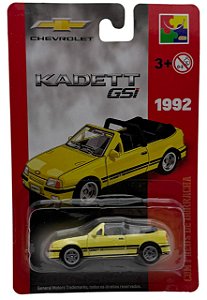 Carro Miniatura Chevrolet Metal Kadett GSI Amarelo 1992