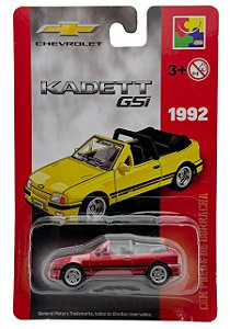 Carro Miniatura Chevrolet Metal Kadett GSI Vermelho 1992
