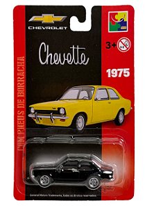 Carro Miniatura Chevrolet Metal Chevette Preto 1975
