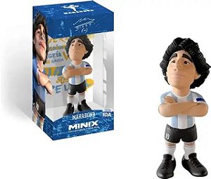 Boneco Minix Football Legendas Argentina Maradona 10 A