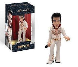Boneco Minix Elvis Presley White Suit 104