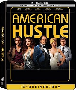 Steelbook 4K Ultra HD Trapaça (American Hustle) (Sem PT)