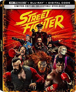 Steelbook 4K Ultra HD + Blu-Ray Street Fighter Select Your Villain (2026 SEM PT) Pre Venda DATA A DEFINIR