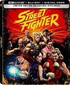 Steelbook 4K Ultra HD + Blu-Ray Street Fighter Select Your Champion (2026 SEM PT) Pre Venda DATA A DEFINIR