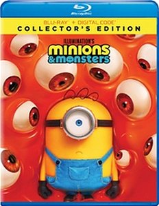 Blu Ray Minions e os Monstros (Sem PT)