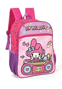 Mochila De Costas Amigos Hello Kitty My Melody Pink Luxcel