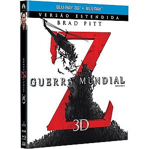 Blu-Ray 3D 2D - Guerra Mundial Z - World War Z