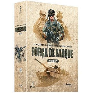 DVD Box Força De Ataque Terra - A Força Militar Do Século 21 - 5 DISCOS
