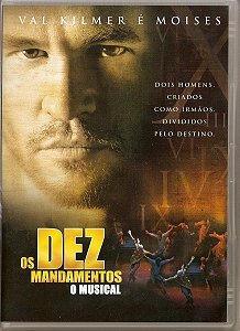 Dvd Os Dez Mandamentos Musical - Val Kilmer