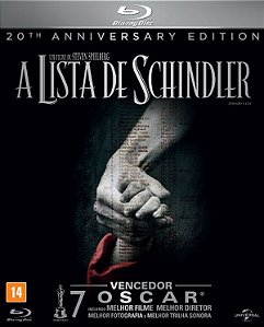 Blu ray A Lista De Schindler - Edição de Aniversário