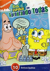 Dvd Bob Esponja - Aprontando Todas - Nickelodeon