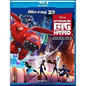 BLU RAY 3D OPERAÇÃO BIG HERO