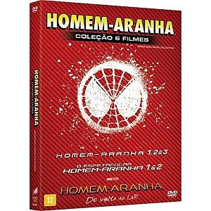 DVD BOX - COLEÇÃO: HOMEM-ARANHA - 6 DISCOS