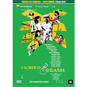 DVD O Homem do Pau Brasil + Bonus Cinema Novo - Bretz Filmes