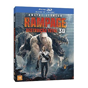 Blu-Ray + Blu-Ray 3D - Rampage: Destruição Total