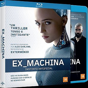 Blu-ray Ex Machina - Instinto Artificial - (EXCLUSIVO COM LUVA)