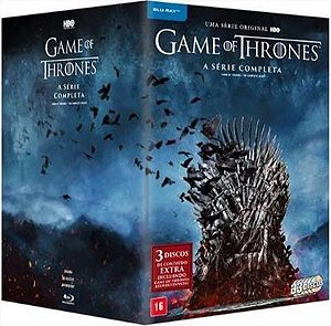 Blu-Ray Box Game of Thrones - Série Completa - 33 discos