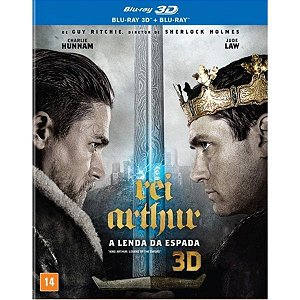 Blu-Ray 3D + Blu-Ray Rei Arthur: A Lenda Da Espada