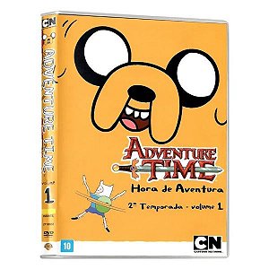 DVD Adventure Time - Hora de Aventura - 2 temporada Vol 1