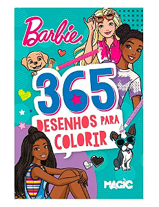 Livro 365 Desenhos para Colorir Barbie