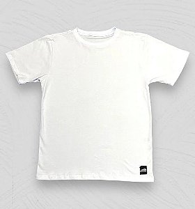 Camiseta Masculina Malha Branca 100% Algodão