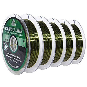 500 Linha Monofilamento Camou Line 0,40mm contínuos