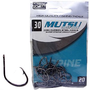 Anzol Marine Sports Mutsu Circle Hook n.3/0 com 20