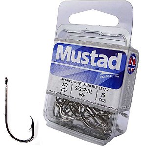 Anzol Mustad 92247 nº 2/0 com 25