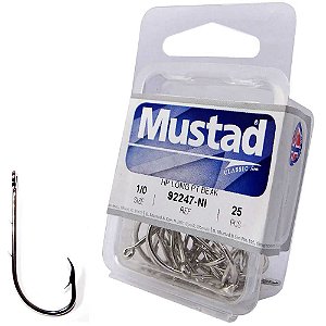 Anzol Mustad 92247 - 1/0 com 25