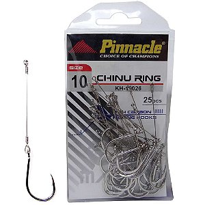 Anzol Encastoado Pinnacle Chinu Ring Nickel N 10 C/ 25