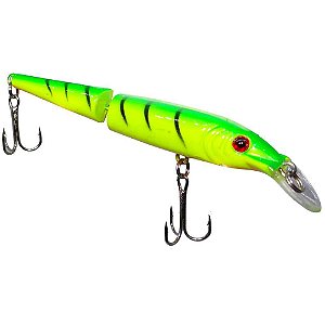 Isca Articulada Minnow Meia Água Fire Tiger