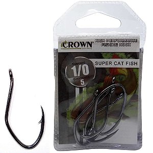 Anzol Crown Super Cat Fish Black 1/0