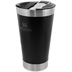 Copo Térmico Stanley Cerveja Com Tampa Matte Black 0,47l