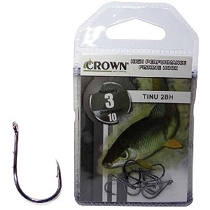 Anzol Crown Tinu 2 BH Black 03 com 10 un.