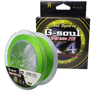 Linha Multifilamento G-soul Upgrade Pe 4x 10lb 0,16mm 300m