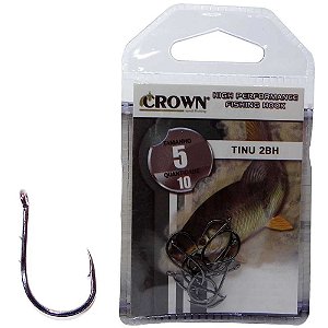 Anzol Crown Tinu 2 BH Black 05 com 10 un.