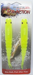 Isca Monster 3X Fishing Shads Pop-Action 17cm - Mellow 2un