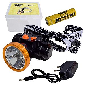 Lanterna Cabeça 722 A Recarregavel 1 Led- Albatroz