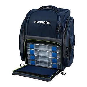 Mochila de Pesca Shimano Back Pack XL com 4 estojos 1500035