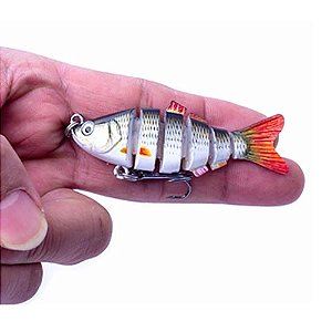Isca Articulada Artificial Fishmaster Lambari Tambiu Mini 7cm 8,5gr