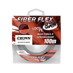 Linha Crown Fiber Flex mult. 8X 0,18mm 100m