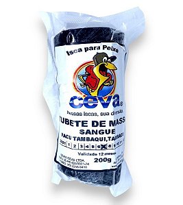 Isca Ceva tubete de Massa Farinha de Sangue 200g