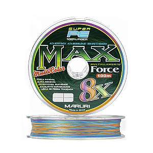 Linha Maruri Multi Max Force Multicolor 8X 0,18mm 100m