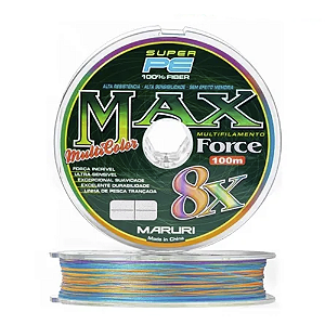 Linha Maruri Multi Max Force Multicolor 8X 0,30mm 100m