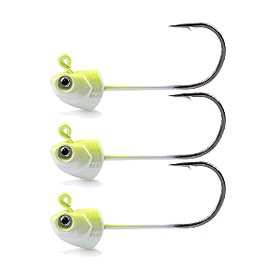 Isca Maruri Jig Head MR-10 4/0 10g C/ 3 Cor YE