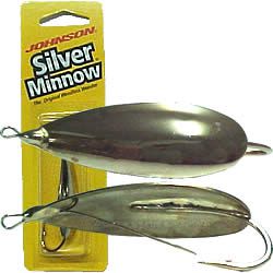 Isca Colher Johnson Silver Minnow SM 1/4 prata 1422970