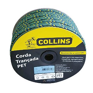 Corda Pet Trançada 10mm preço por metro VD - COLLINS