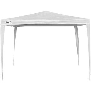 Gazebo Tenda de ferro 3x3m desmontável Kala Branco em Oferta